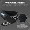 image:imagePICSIL Lifting Straps Padded Wrist SupportBlack